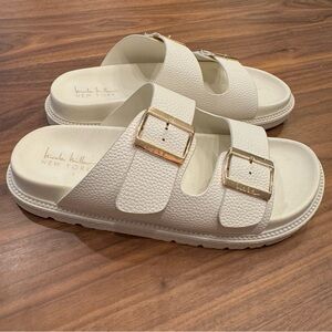 Nicole Miller White Sandal